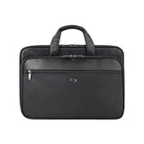 Classic Smart Strap Briefcase, 16", 17 1-2" X 5 1-2" X 12", Black