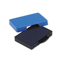 Trodat T5430 Stamp Replacement Ink Pad, 1 X 1 5-8, Blue