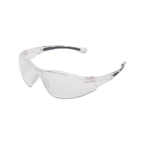 A800 Series Safety Eyewear, Clear Frame, Clear Lens