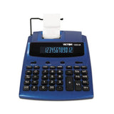 1225-3a Antimicrobial Two-color Printing Calculator, Blue-red Print, 3 Lines-sec