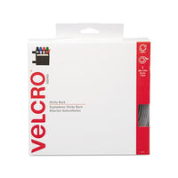 Sticky-back Fasteners, Removable Adhesive, 0.75" X 30 Ft, White