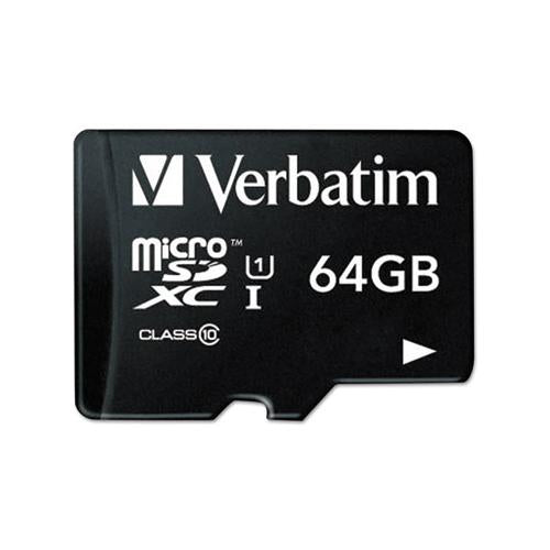 64gb Premium Microsdxc Memory Card With Adapter, Up To 90mb-s Read Speed