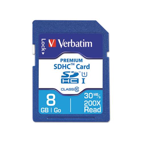 8gb Premium Sdhc Memory Card, Uhs-1 V10 U1 Class 10, Up To 70mb-s Read Speed