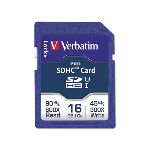 16gb Pro 600x Sdhc Memory Card, Uhs-i V30 U3 Class 10