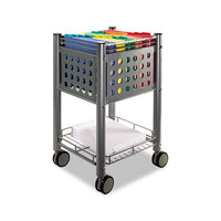 Sidekick File Cart, One-shelf, 13.75w X 15.5d X 26.25h, Matte Gray