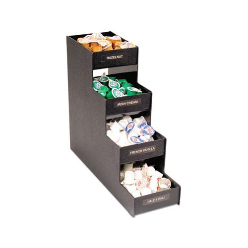 Narrow Condiment Organizer, 6w X 19d X 15 7-8h, Black