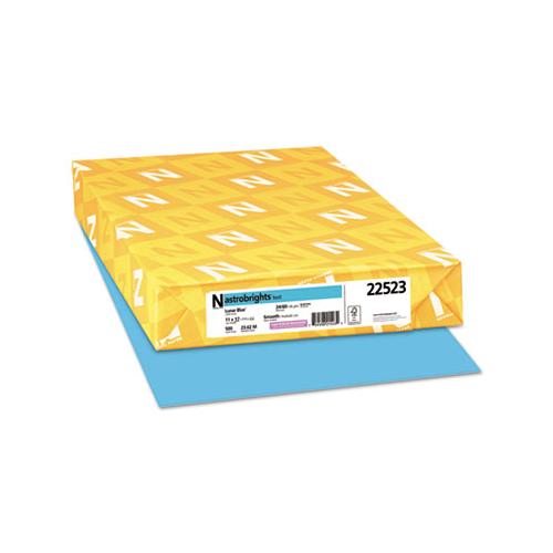 Color Paper, 24 Lb, 11 X 17, Lunar Blue, 500-ream