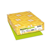 Color Cardstock, 65 Lb, 8.5 X 11, Terra Green, 250-pack