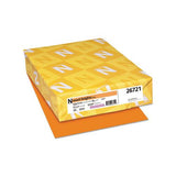 Exact Brights Paper, 20lb, 8.5 X 11, Bright Orange, 500-ream