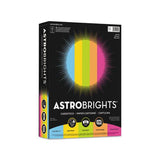 Color Cardstock -"bright" Assortment, 65lb, 8.5 X 11, Assorted, 250-pack