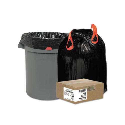 Heavy-duty Trash Bags, 30 Gal, 1.2 Mil, 30.5" X 33", Black, 200-box
