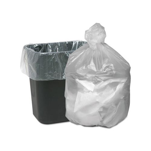 Waste Can Liners, 10 Gal, 6 Microns, 24" X 24", Natural, 1,000-carton
