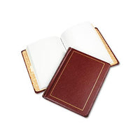 Looseleaf Minute Book, Red Leather-like Cover, 250 Unruled Pages, 8 1-2 X 11