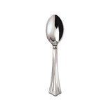 Heavyweight Plastic Spoons, Silver, 6 1-4", Reflections Design, 600-carton