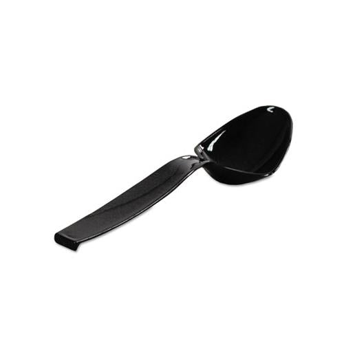 Plastic Spoons, 9 Inches, Black, 144-case