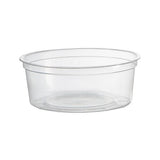 Deli Containers, Clear, 8oz, 50-pack, 10 Pack-carton