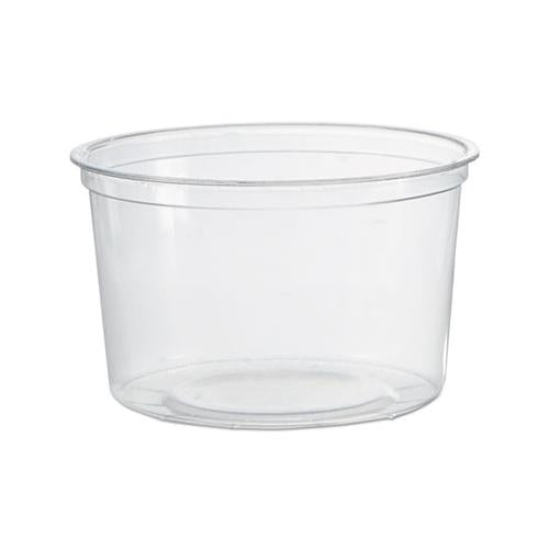 Deli Containers, Clear, 16oz, 50-pack, 10 Packs-carton