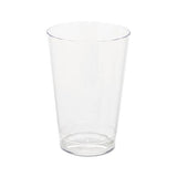 Classic Crystal Plastic Tumblers, 12 Oz, Clear, Fluted, Tall