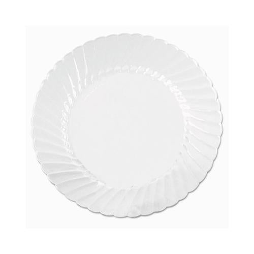 Classicware Plates, Plastic, 10.25 In, Clear, 18-bag, 8 Bag-carton