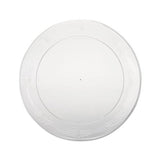 Designerware Plastic Plates, 9 Inches, Clear, Round