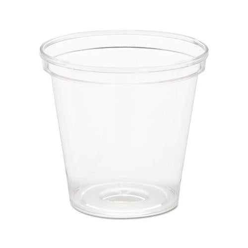 Comet Plastic Portion-shot Glass, 1 Oz, Clear, 50-pack, 50 Packs-carton