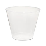 Comet Plastic Tumbler, 5 Oz., Clear, Squat, 50-pack