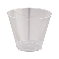 Comet Smooth Wall Tumblers, 9oz, Clear, Squat, 25-pack, 20 Packs-carton