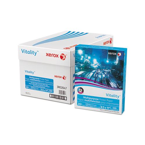 Vitality Multipurpose Print Paper, 92 Bright, 20lb, 8.5 X 11, White, 500-ream