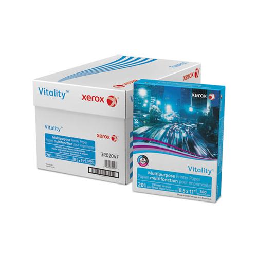Vitality Multipurpose Print Paper, 92 Bright, 20lb, 8.5 X 11, White, 500 Sheets-ream, 10 Reams-carton
