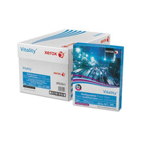 Vitality Multipurpose Print Paper, 92 Bright, 3-hole, 20lb, 8.5 X 11, 500 Sheets-ream, 10 Reams-carton