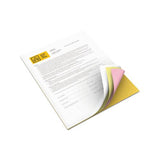 Revolution Carbonless 4-part Paper, 8.5x11, Canary-goldenrod-pink-white, 5, 000-carton