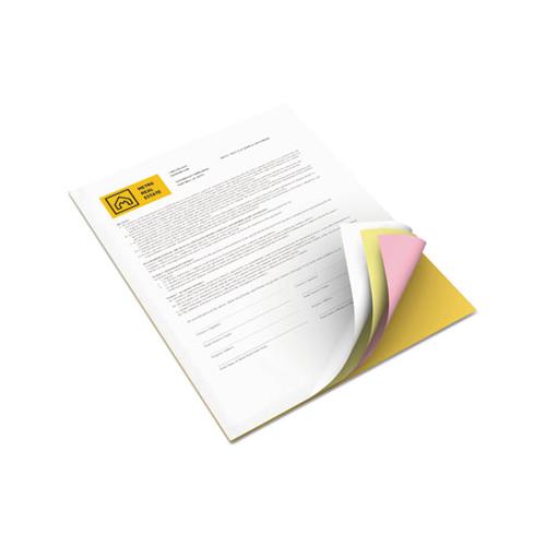 Revolution Carbonless 4-part Paper, 8.5x11, Canary-goldenrod-pink-white, 5, 000-carton