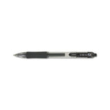 Sarasa Dry Gel X20 Retractable Gel Pen, Medium 0.7mm, Black Ink, Smoke Barrel, Dozen