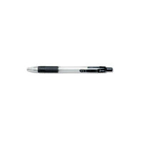 Z-grip Mechanical Pencil, 0.5 Mm, Hb (#2.5), Black Lead, Clear-black Grip Barrel, Dozen