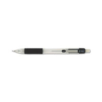 Z-grip Mechanical Pencil, 0.7 Mm, Hb (#2.5), Black Lead, Clear-black Grip Barrel, Dozen