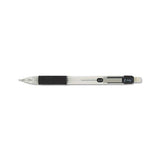 Z-grip Mechanical Pencil, 0.7 Mm, Hb (#2.5), Black Lead, Clear-black Grip Barrel, Dozen