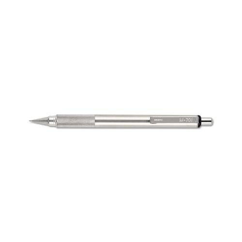 M-701 Mechanical Pencil, 0.7 Mm, Hb (#2.5), Black Lead, Silver Barrel
