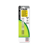 F-refill, Fine Point, Black Ink, 2-pack