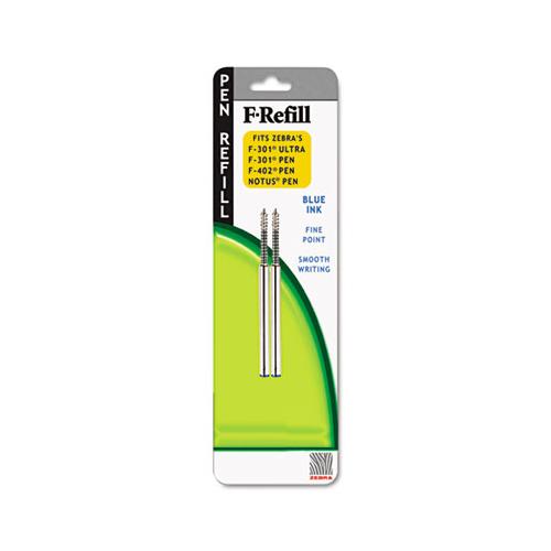 F-refill, Fine Point, Blue Ink, 2-pack